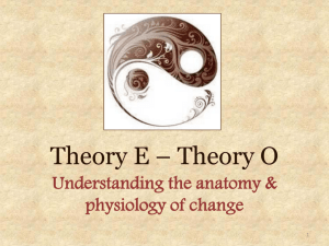 Theory E – Theory O