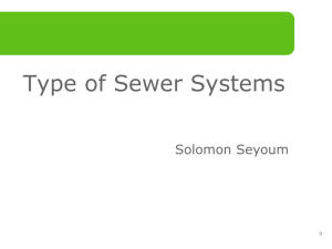 Types of sewer systems - UNESCO-IHE - unesco