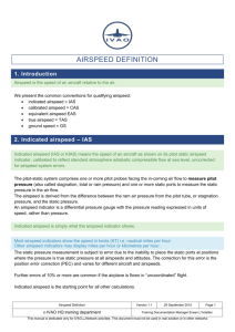 Airspeed definition