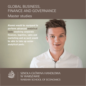 SGH Master Global Business, Finance and Governance