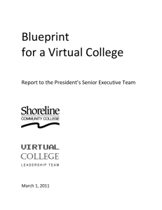 Blueprint for a Virtual College