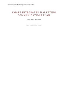 kmart integrated marketing communications plan