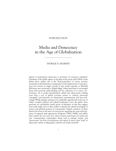 Media and Democracy in the Age of Globalization