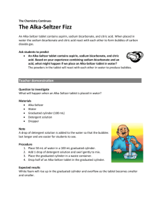 The Alka-Seltzer Fizz
