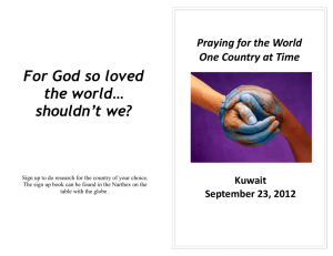 Kuwait 09232012 - St. Andrews Presbyterian Church
