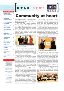 UTAR News October 2010 issue, page 2