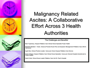 Malignant Ascites: A Collaborative Effort Across Three Health