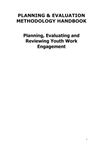 Planning & Evaluation Methodology Handbook