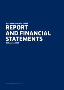 report and financial statements
