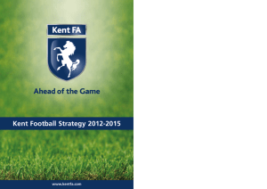 Kent Football Strategy 2012-2015