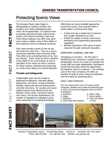 Protecting Scenic Views - Genesee Transportation Council