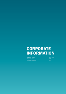 Corporate InformatIon