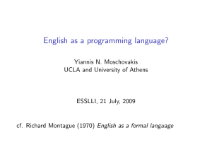 English as a programming language?