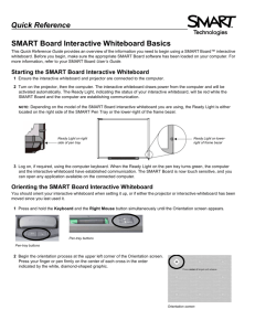 SMART Board Interactive Whiteboard Basics