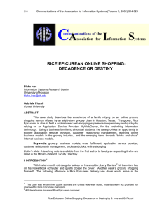 rice epicurean online shopping: decadence or destiny