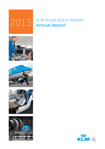 2013 KLM Royal Dutch Airlines Annual Report