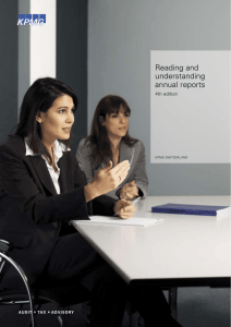 Reading and understanding annual reports