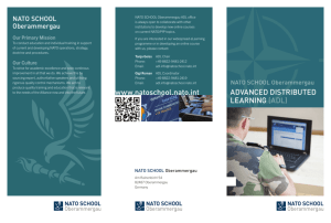 ADVANCED DISTRIBUTED LEARNING (ADL) www.natoschool.nato