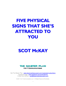 five physical signs that she's attracted to you