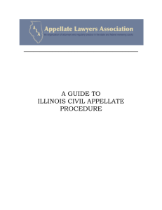 a guide to illinois civil appellate procedure