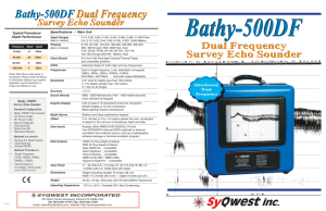 Bathy-500DF Echosounder