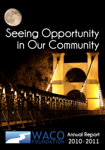 Seeing Opportunity in Our Community