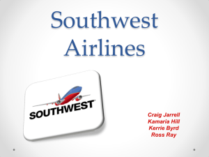 Southwest Airlines - Ross Ray's Portfolio