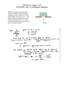HW Set VI– page 1 of 9 PHYSICS 1401 (1) homework solutions