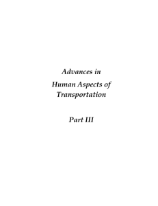 Advances in Human Aspects of Transportation Part III