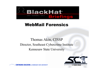 WebMail Forensics