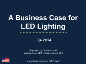 A Business Case for LED Lighting