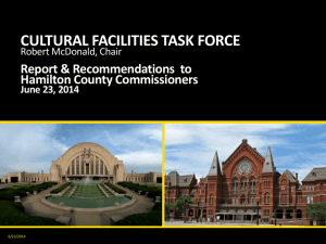 cultural facilities task force