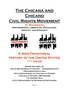 The Chicana and Chicano Civil Rights Movement