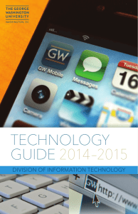 technology guide 2014–2015 - Division of IT | The George