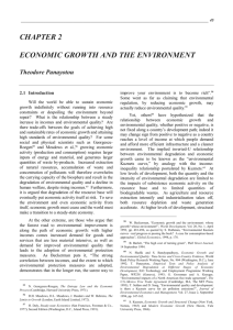 chapter 2 economic growth and the environment