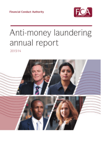 Anti-money laundering annual report