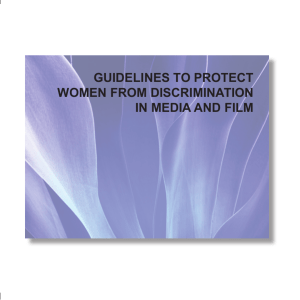 guidelines to protect women from discrimination in media and film