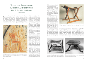 Ancient Egyptian Furniture & Revivals - James Goodwin