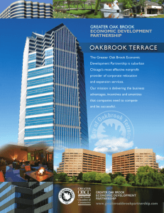 Oakbrook Terrace ED Partnership Brochure