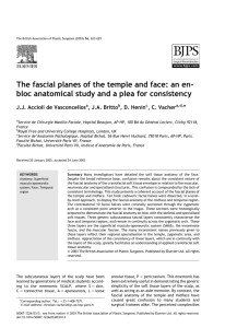 The fascial planes of the temple and face: an en