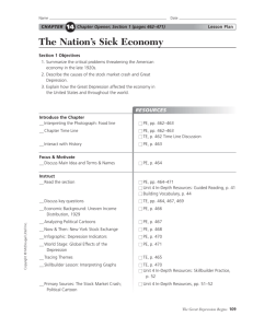 The Nation's Sick Economy