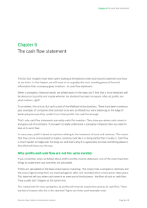 Chapter 6 The cash flow statement
