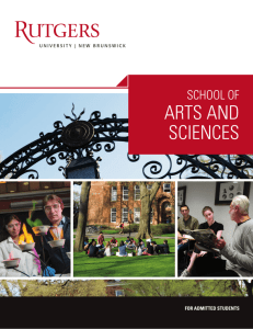 arts and sciences - Undergraduate Admissions