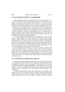 4.4 page replacement algorithms - LIRA-Lab