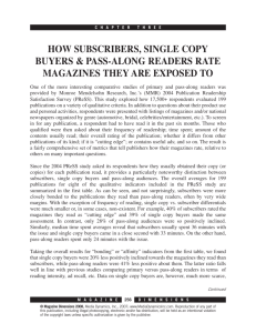 how subscribers, single copy buyers & pass