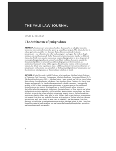 The Architecture of Jurisprudence