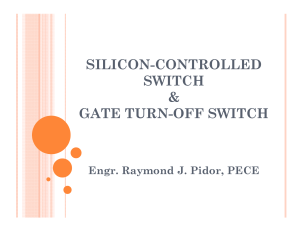 silicon-controlled switch & gate turn-off switch
