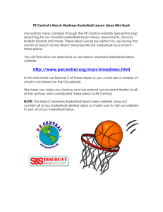PE Central's March Madness Basketball Lesson Ideas