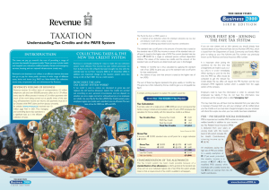 taxation - Business 2000