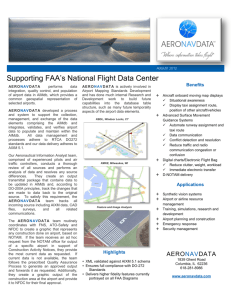 Supporting FAA's National Flight Data Center